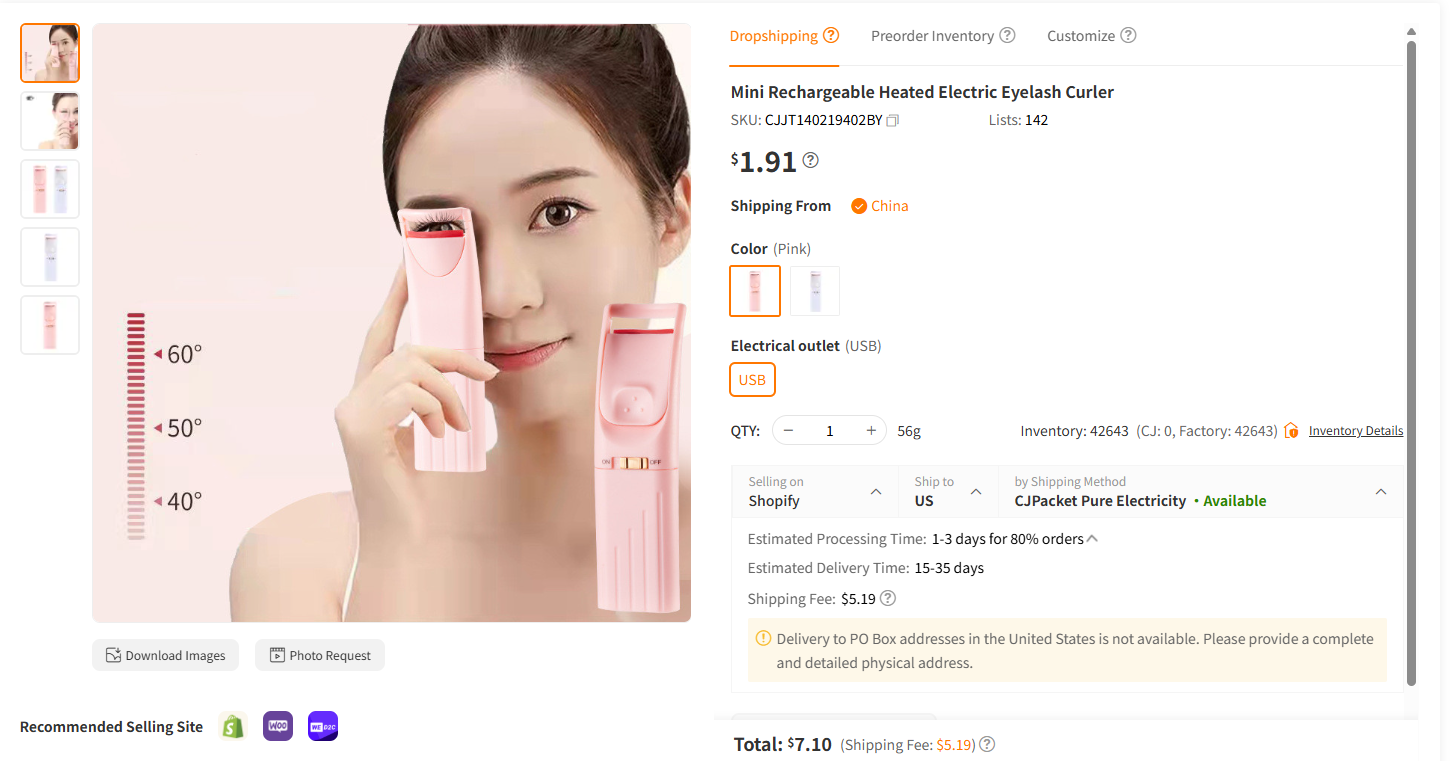 Heated Eyelash Curler